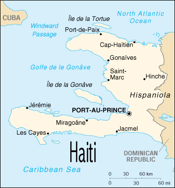 Map of Haiti